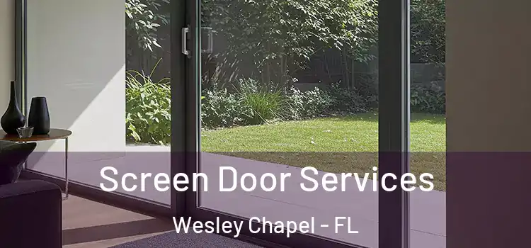 Screen Door Services Wesley Chapel - FL